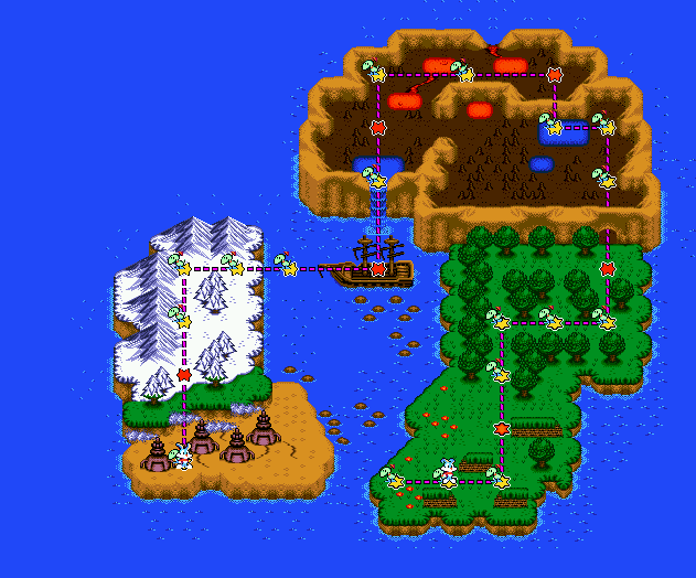 [Análise Retro Game] - TinyToons Adventures Buster's Hidden Treasure - Mega Drive/Genesis Tinytoonsbuster_map